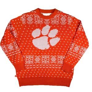 Campus Specialties Clemson Tigers NCAA Ugly Christmas Holiday Sweater Size XXL